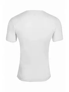 Мужская футболка из хлопка и эластана белого цвета BUGATTI RT050004/6061